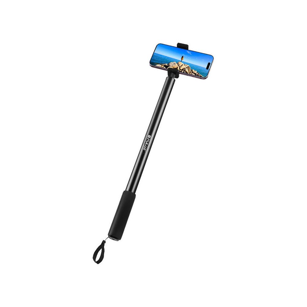 Metallist selfie-hoidik 2m PULUZ Insta360 One RS/X2/X3/X4 kaamerale (must)
