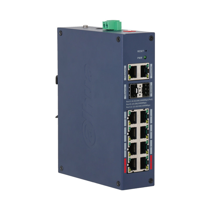 DAHUA CHS4212-8GT-110 8 portu Gigabit PoE slēdzis