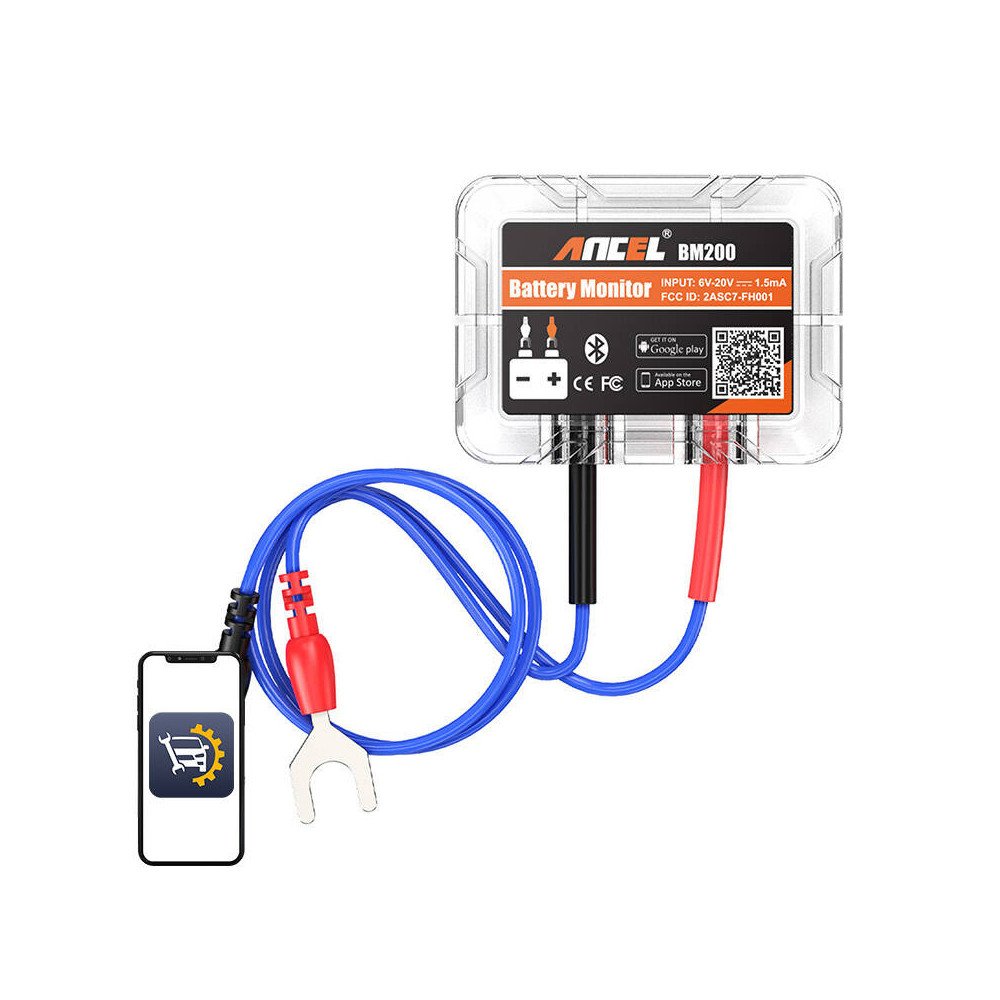 Bluetooth Akkutesteri Ancel BM200 6-20V DC