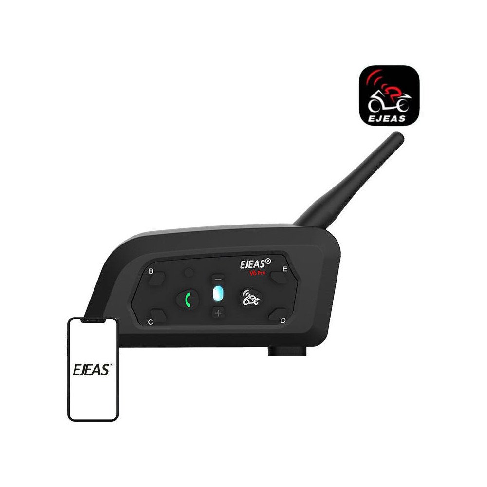 EJEAS V6PRO+ moottoripyoran sisapuhelin
