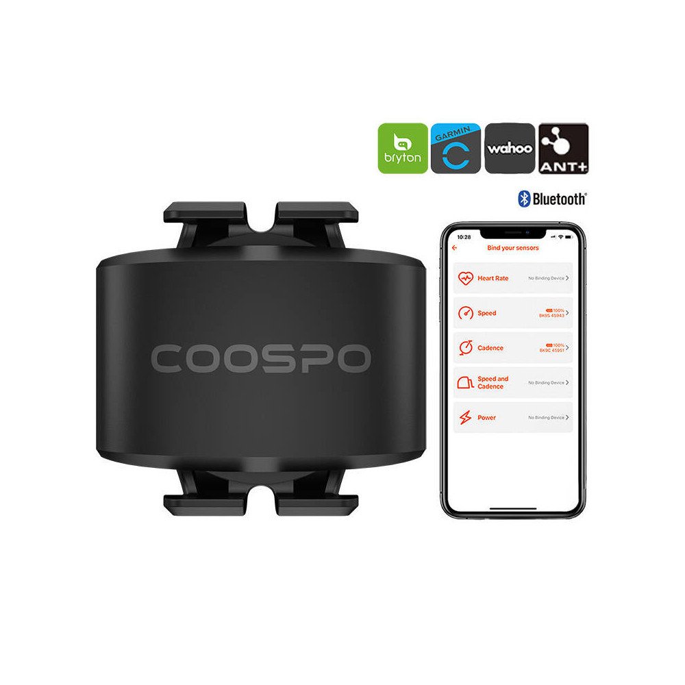 Poljinnopeussensori Coospo BK9C on yhteensopiva Wahooon, Garminin, Brytonin jne.