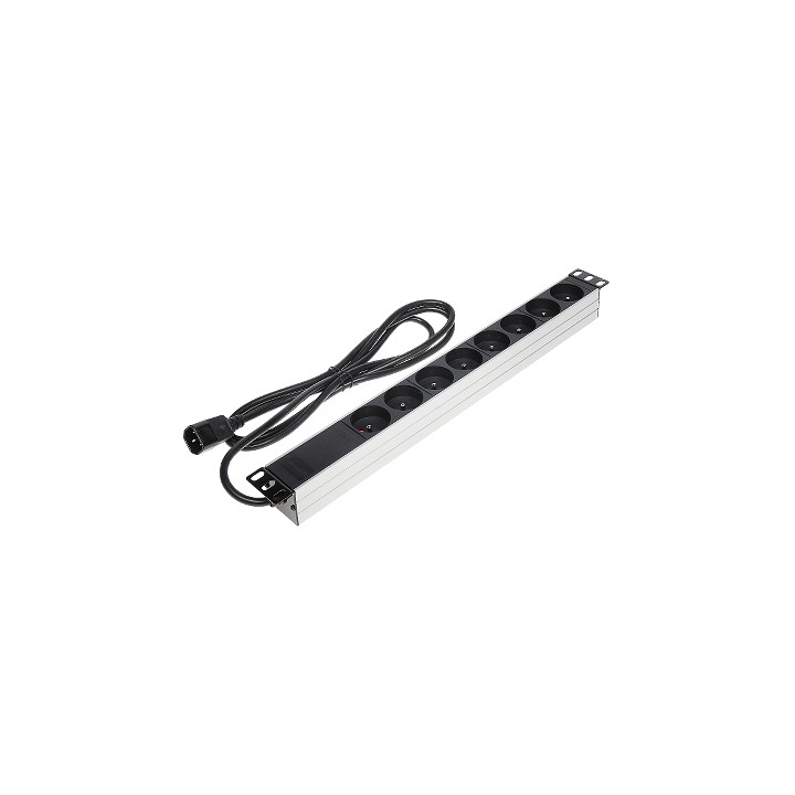 PD-8/RACK/IEC 8 kontaktligzdu 1U 19" PDU 10A