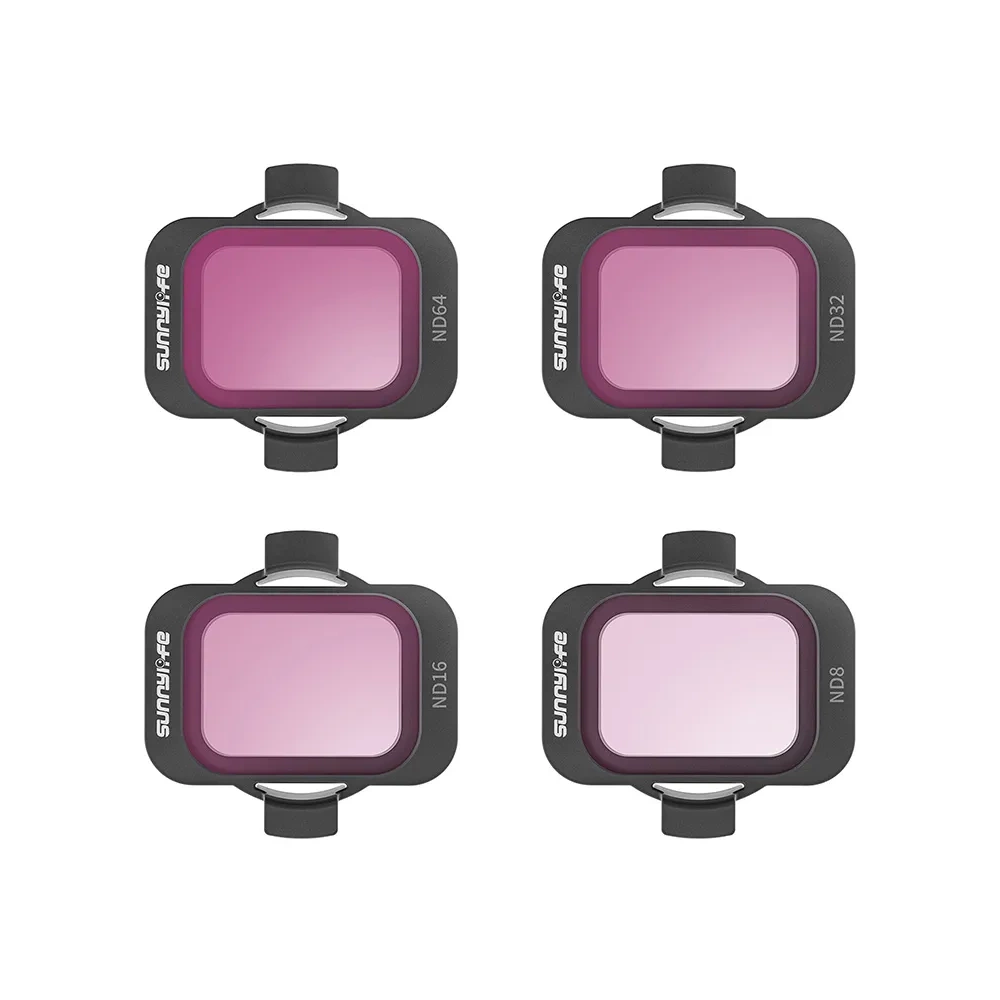4 filtru rinkinys ND 8/16/32/64 Sunnylife, skirtas DJI Avata 2