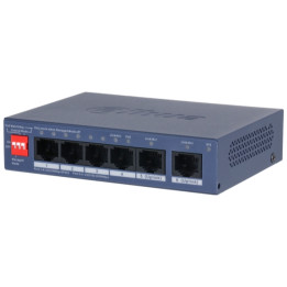 DAHUA CS4006-4ET2GT-36 PoE slēdzis 4 porti 36W