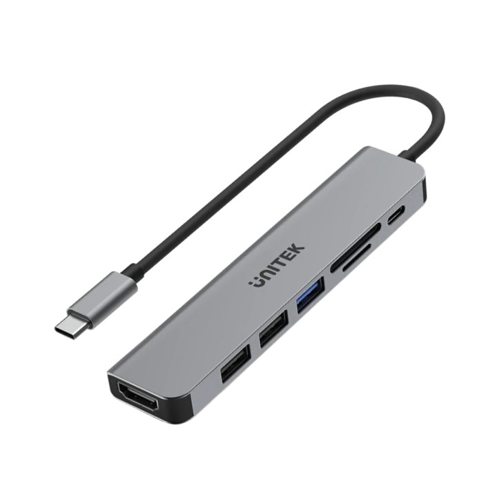 UNITEK H1118A USB 3.0 centrmezgls USB-C 4 porti