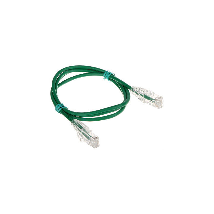 Patch Cord RJ45 Cat6 1.0m Green - Thin