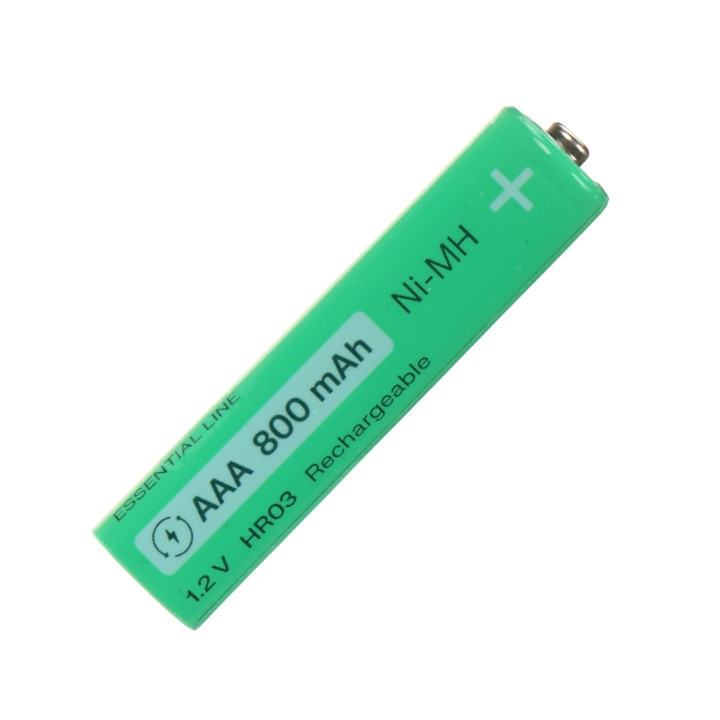 AKUMULIATORIUS AKU-AAA-800 / GC*P2 1,2 V Ni-MH HR03, AAA žalias elementas
