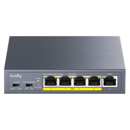 Cudy GS1005P 5 portu Gigabit PoE+ slēdzis 60W