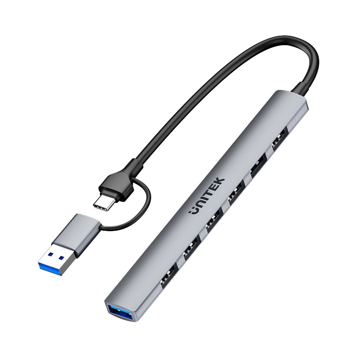 UNITEK H1209AGY01 USB centrmezgls viedās mājas vārteja