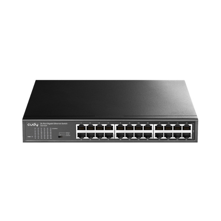 Cudy GS1024 24 portu Gigabitu nepārvaldāms slēdzis metāla korpusā