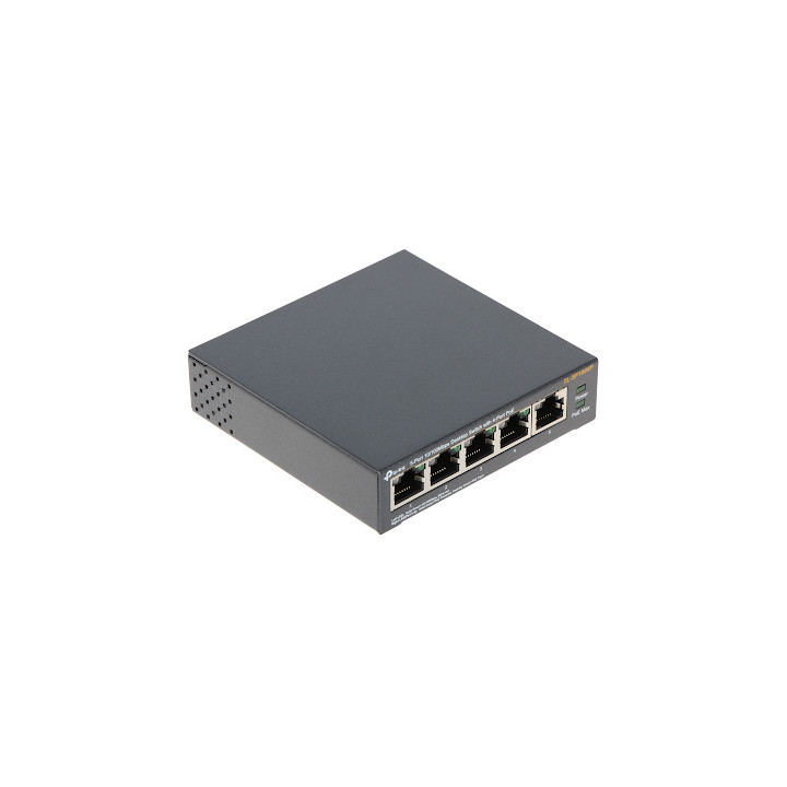 TP-Link TL-SF1005P 5 portu 10/100 Mbps darbvirsmas slēdzis ar 4 PoE+ portiem