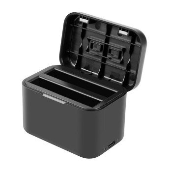 Laadimiskohver akude ja malukaartide jaoks PULUZ Insta360 X4 jaoks (must)