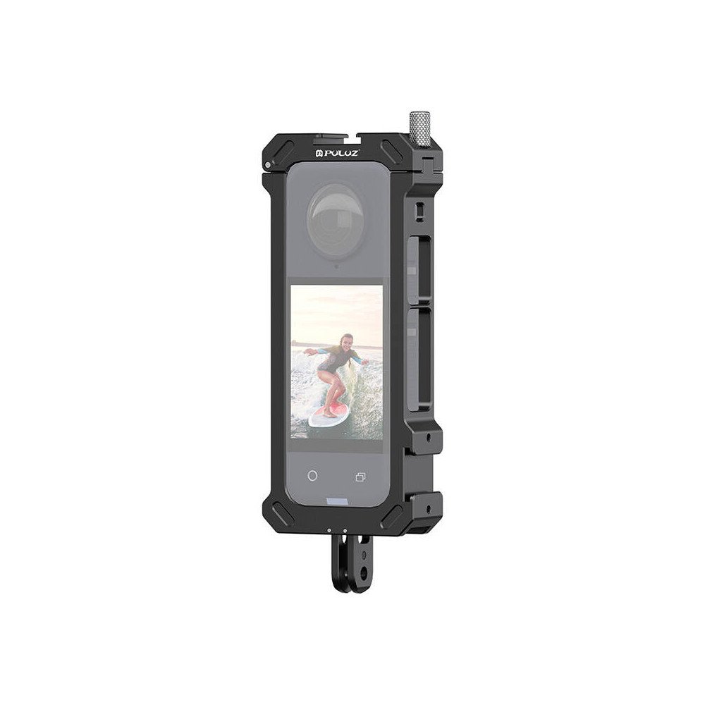 Metala aizsargburis PULUZ ar stativa adapteri prieks Insta360 X4
