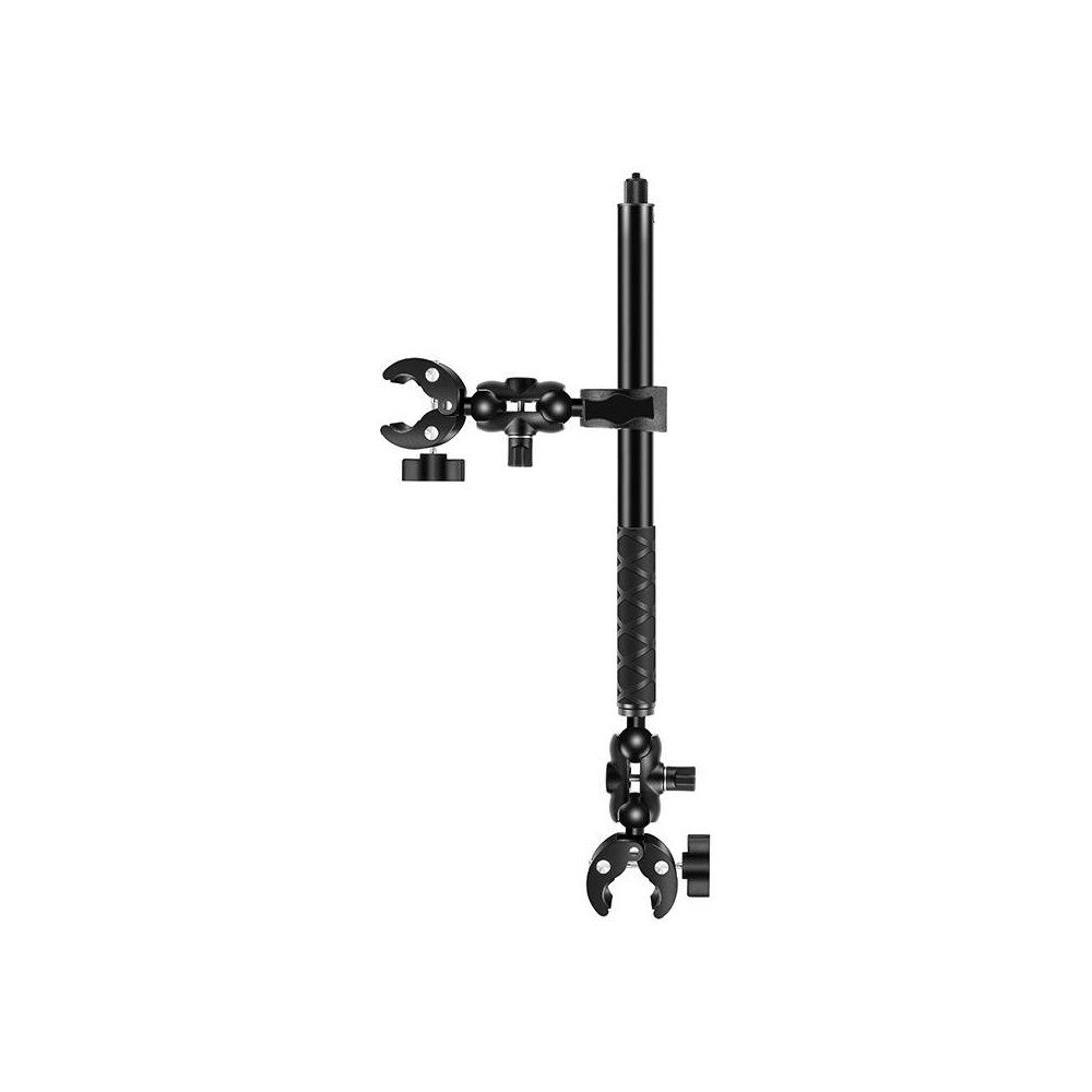 Motorcycle/bicycle mount PULUZ with a single clamp and selfie stick 150 cm