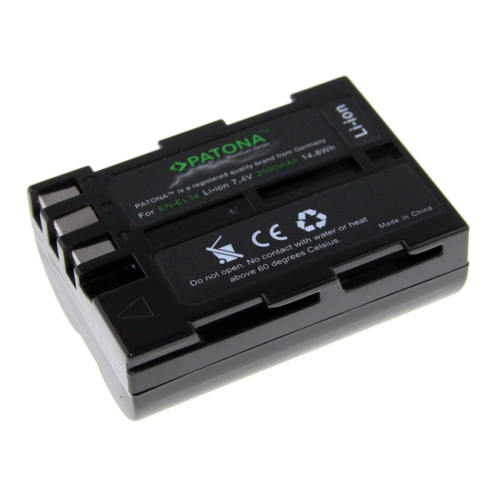 Akku Nikon EN-EL3e 2000mAh Li-Ion Premium