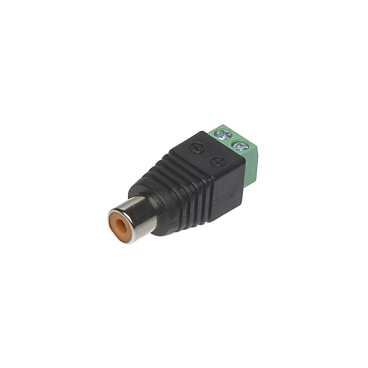 CINCH-G/S*P10 RCA savienotājs apzeltīts