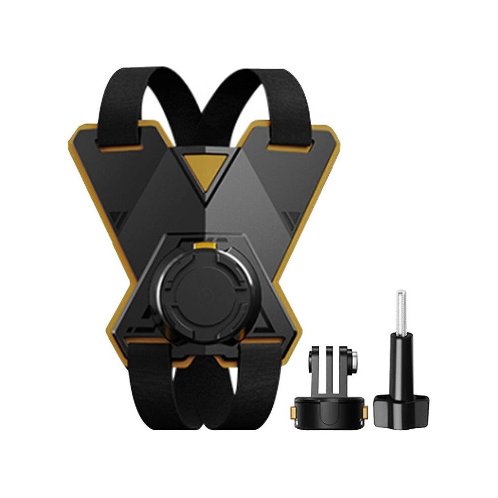 PULUZ motociklo salmo laikiklis sporto kameroms (iskaitant Ace Pro 2, Osmo Action 5 Pro)