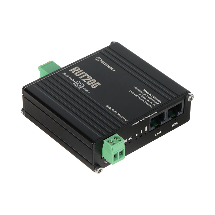 ROUTER 4G LTE RUT206 2,4 GHz 300 Mbps Teltonika