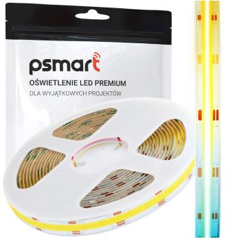 PSMART Tasma LED COB 24V CCT IP20 10mm 608led/m 5m