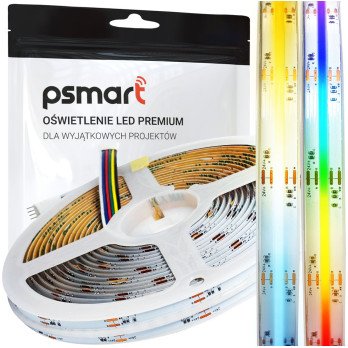 PSMART LED-nauhavalo COB 24V RGB+CCT | IP20 | 12mm | 840 LED/m | 5 m