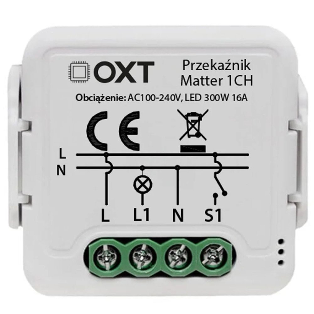 OXT modulio reles 1 grandine Matter Wi-Fi Homekit