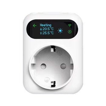Socket Termostaatti OLED 16A lammitysjaahdytysanturi 5cm+300cm WiFi TUYA