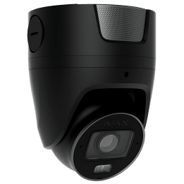 AJAXCCTV AJ-TURRETCAM-8-HLVF-S-B 8 megapikselin torni IP-kamera 2,8–12 mm:n Varifocal-objektiivilla, kaksoisvalaistus, 60 m IR, 