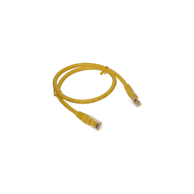 RJ45/6/0.5-YELLOW Cat6 RJ45 savienojuma kabelis