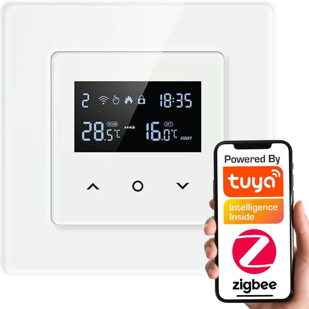 PSMART viedais termostats katlam/silditajam 3A balts RM ZigBee TUYA