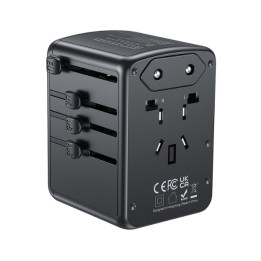 UNITEK P1121ABK01 sadales kārba ar USB