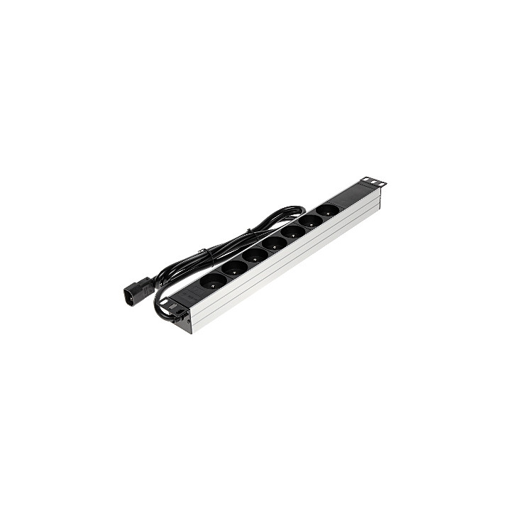 PD-7/RACK/IEC 19" 1U PDU 7 kontaktligzdas