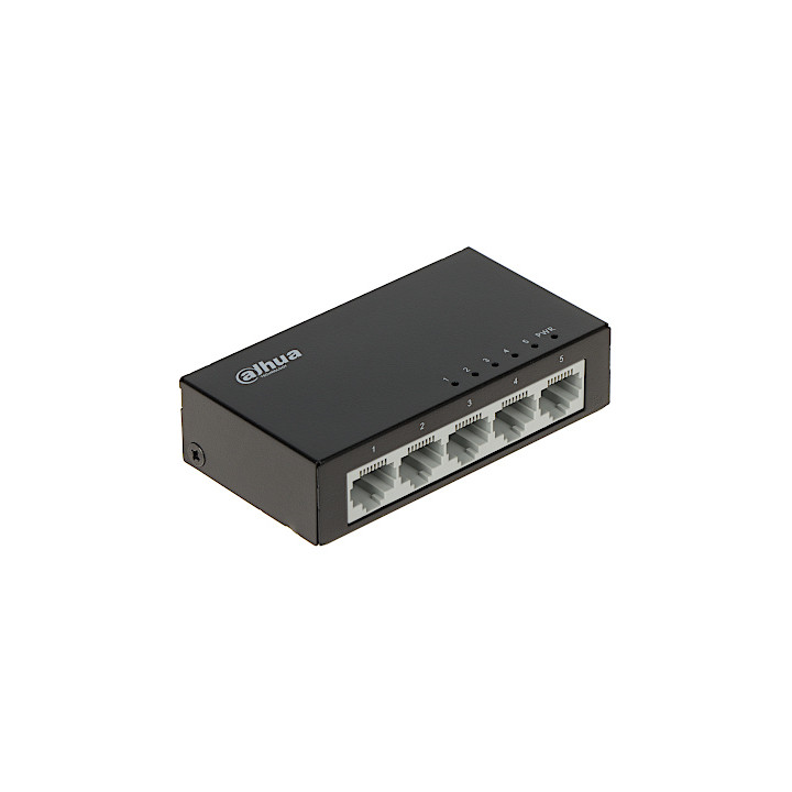 DAHUA PFS3005-5ET-V2 PoE slēdzis 5 porti 56W