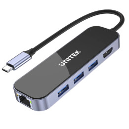 UNITEK D1084A USB 3.0 Hubs Ethernet