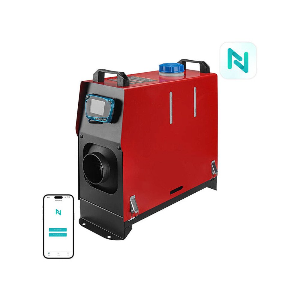 Parkimiskutteseade Blitzwolf BW-AH-V2-BT, 5kw, 12V, rakendusega juhitav standardse banaaniliidesega + ekraaniga kontroller + Blu