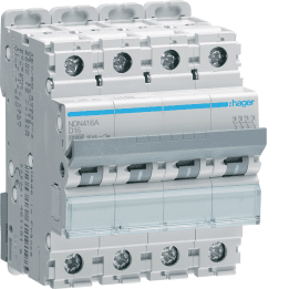 Hager NDN416 MCB 4P D-16A 10kA