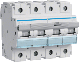 Hager HMD490 MCB 4P 15kA D-100A 6M