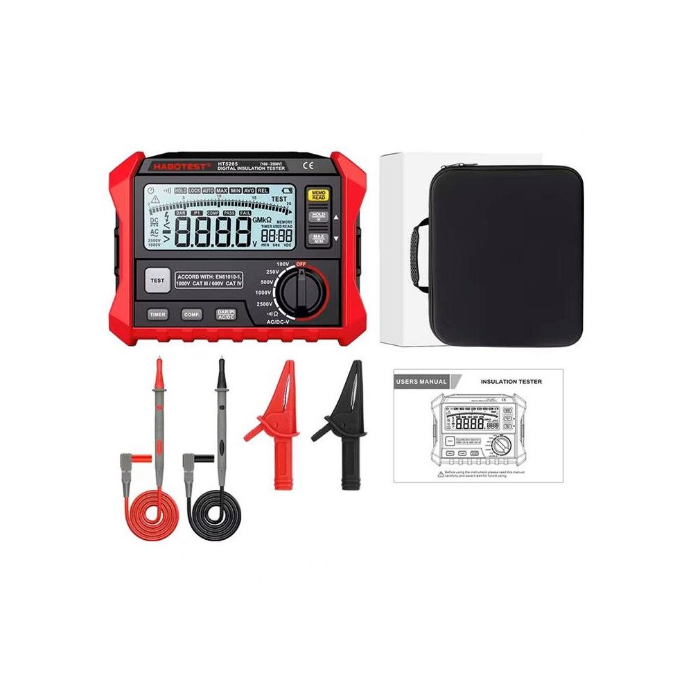Habotest HT5205 digitaalinen eristystesteri