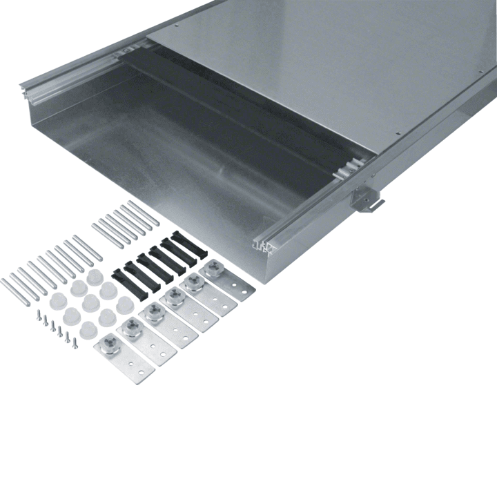 Hager BKW600080 grīdas kanāls ar tekni 600x80-120mm