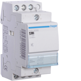 Hager ESD325S Hum-Free Contactor 25A, 3NO, 24V