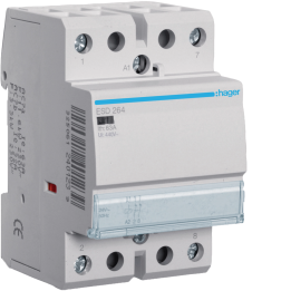 Hager ESD264 Modular Contactor 63A, 2NC, 24V