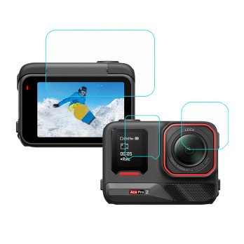 Puluz 3-in-1 suojakalvo Insta 360 Ace Pro 2:lle