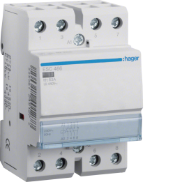 Hager ESC466 Modular Contactor 63A 3NO+1NC 230V