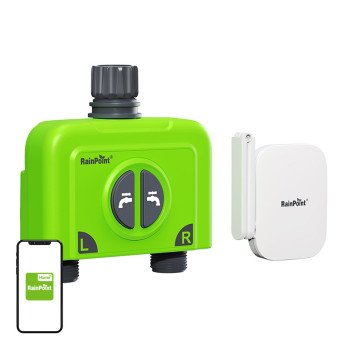 RainPoint WiFi 2-zone irrigation controller with gateway