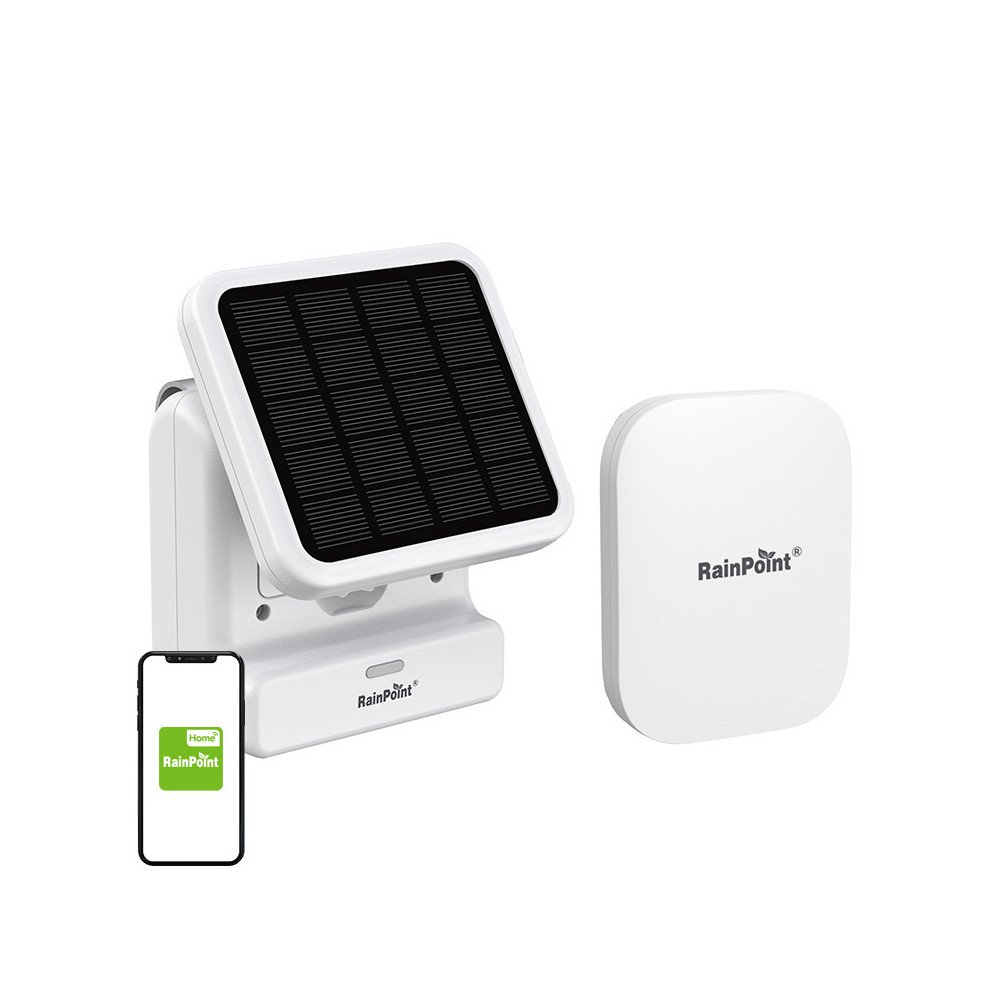 Viedais saules udens sukna komplekts ar Gateway RainPoint, lietotne