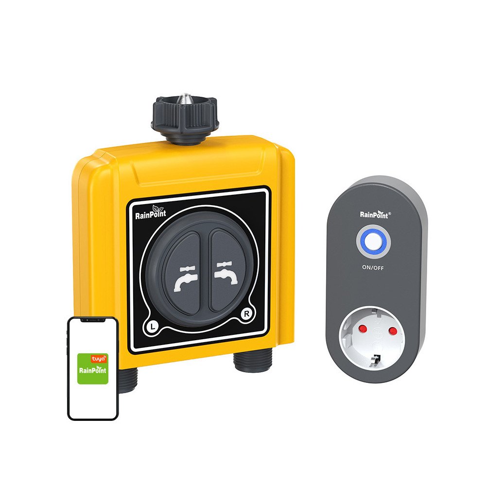 RainPoint 2-zone irrigation controller with app