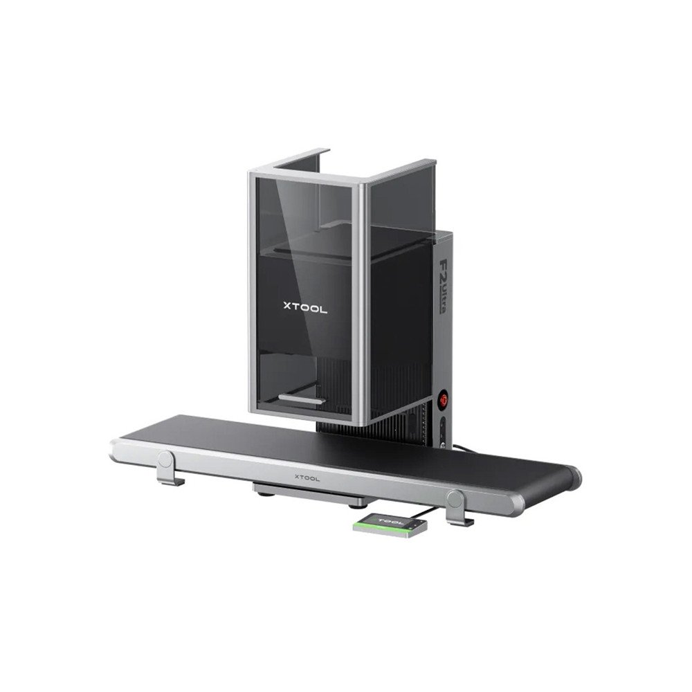 xTool F2 Ultra laserkaiverruskonesarja + xTool Auto StreamlineTM -syottolaite