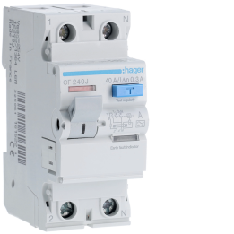 Hager CF240J RCCB 2P 40A 300mA Type A