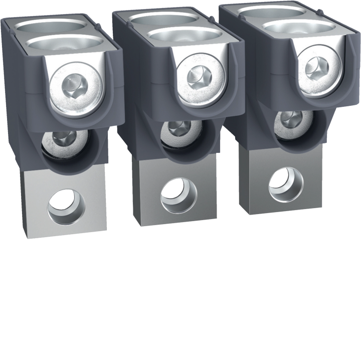 Hager HYW007H būra spailes sadales bloks 3P 630A 2x35-300mm² Cu/Al