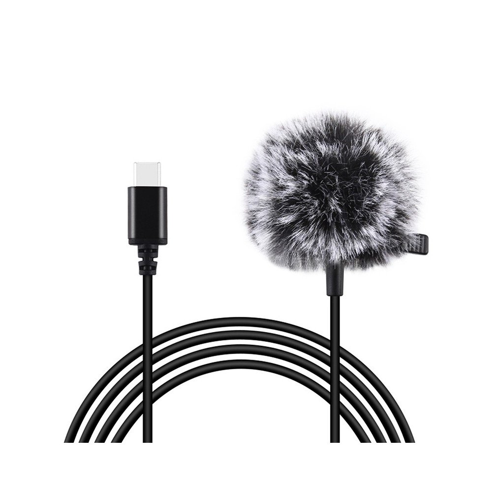 Jack Puluz kaklaraistis mikrofonas su segtuku PU425 1,5 m USB-C