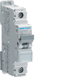 Hager NCN113 MCB 1P 10kA C-13A 1M